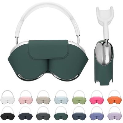 kwmobile Coque compatible avec Apple AirPods Max/AirPods Max 2 coque Housse de protection souple en polyester pour casque audio avec mode veille vert kwmobile Coque compatible avec Apple AirPods Max/AirPods Max 2 coque Housse de protection souple en polyester pour casque audio avec mode veille vert