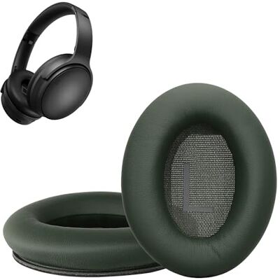 kwmobile 2x Coussinet compatible avec Bose QuietComfort 45 / QC45 / SC coussinet Coussinets en mousse pour casque audio vert foncé kwmobile 2x Coussinet compatible avec Bose QuietComfort 45 / QC45 / SC coussinet Coussinets en mousse pour casque audio vert foncé