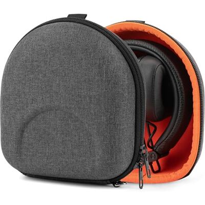 GEEKRIA Shield Étui pour casque compatible avec Marshall Major II, Major III, Major IV, Mid ANC, étui de transport rigide de rechange avec rangement pour câble (gris foncé) GEEKRIA Shield Étui pour casque compatible avec Marshall Major II, Major III, Major IV, Mid ANC, étui de transport rigide de rechange avec rangement pour câble (gris foncé)