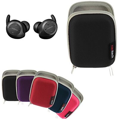 Navitech Cas de Casque Noir Solide pour Jabra Elite Sport True Wireless Earbuds Navitech Cas de Casque Noir Solide pour Jabra Elite Sport True Wireless Earbuds