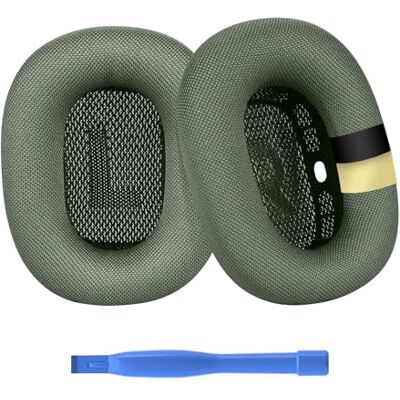 MMOBIEL Remplacement Coussinets d'Oreille pour AirPods Max Casque par – Premium Memory Foam et Mesh Fabric Coussinet Casque avec Couche de Silicone – Coussinets de Rechange – Vert MMOBIEL Remplacement Coussinets d'Oreille pour AirPods Max Casque par – Premium Memory Foam et Mesh Fabric Coussinet Casque avec Couche de Silicone – Coussinets de Rechange – Vert