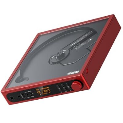 FiiO Lecteur CD DM15 avec DAC 24 bits R2R (Rouge) FiiO Lecteur CD DM15 avec DAC 24 bits R2R (Rouge)
