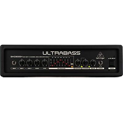 Behringer ULTRABASS BXD3000H Amplificateur de basses ultra léger à 2 canaux 300 W avec analyseur de spectre FBQ, processeur ultrabass et compresseur Behringer ULTRABASS BXD3000H Amplificateur de basses ultra léger à 2 canaux 300 W avec analyseur de spectre FBQ, processeur ultrabass et compresseur