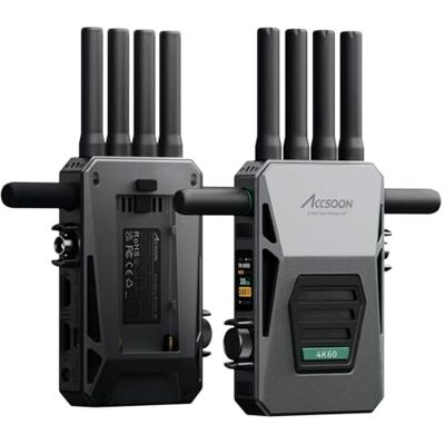 Accsoon CineView Master 4K Kit de transmission vidéo sans fil 1 émetteur et 1 récepteur Accsoon CineView Master 4K Kit de transmission vidéo sans fil 1 émetteur et 1 récepteur