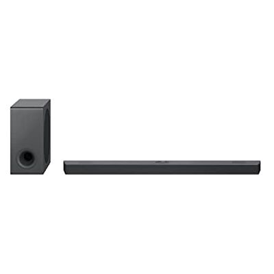 LG S90QY Soundbar TV 570W, 5.1.3 canaux avec caisson de basses sans fil, 3 canaux up-firing, Audio Meridian, Dolby Atmos, DTS:X, IMAX Enhanced, Bluetooth, Wi-Fi, entrée optique, USB, HDMI in/out LG S90QY Soundbar TV 570W, 5.1.3 canaux avec caisson de basses sans fil, 3 canaux up-firing, Audio Meridian, Dolby Atmos, DTS:X, IMAX Enhanced, Bluetooth, Wi-Fi, entrée optique, USB, HDMI in/out