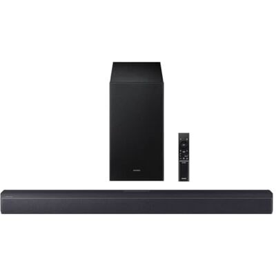Samsung Barre de son HW-B450F/ZF 2025 Dolby Audio/DTS Virtual : X, Adaptive Sound, 2.1 canaux, mode nuit et mode jeu Samsung Barre de son HW-B450F/ZF 2025 Dolby Audio/DTS Virtual : X, Adaptive Sound, 2.1 canaux, mode nuit et mode jeu