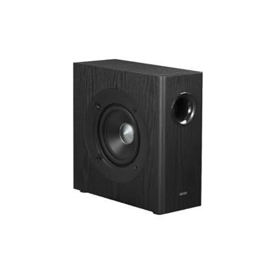 Edifier SUBWOOFER ACTIF – Haut-parleur de graves 8 pouces – 70 watts – Filtre passe-bas – Fréquence jusqu'à 35 Hz – Boîtier en MDF pour une résonance réduite – Mode veille – T5s noir Edifier SUBWOOFER ACTIF – Haut-parleur de graves 8 pouces – 70 watts – Filtre passe-bas – Fréquence jusqu'à 35 Hz – Boîtier en MDF pour une résonance réduite – Mode veille – T5s noir