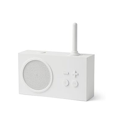 Lexon TYKHO 3 Enceinte Bluetooth Portable et Radio FM Rétro Étanche avec Batterie Rechargeable (Blanc) Lexon TYKHO 3 Enceinte Bluetooth Portable et Radio FM Rétro Étanche avec Batterie Rechargeable (Blanc)
