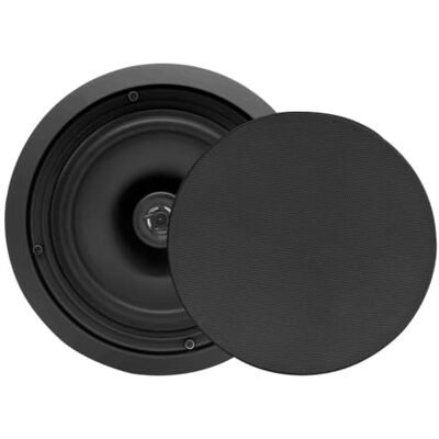 Pyle Haut-Parleur Plafond et Mur 8" – Paire Woofer 2 Voies Midbass avec Tweeter Polymère 1/2", Plage 50Hz 20kHz, Puissance Crête 250W, Installation Facile Pyle Haut-Parleur Plafond et Mur 8" – Paire Woofer 2 Voies Midbass avec Tweeter Polymère 1/2", Plage 50Hz 20kHz, Puissance Crête 250W, Installation Facile