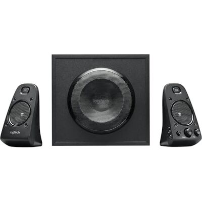 Logitech Z623 Système Haut Parleur PC 2.1 Certifié THX, Dolby & DTS, 400 Watts, Multi-Dispositifs, Entrées 3,5 mm/RCA, Prise EU, PC/PS4/Xbox/TV/Smartphone Logitech Z623 Système Haut Parleur PC 2.1 Certifié THX, Dolby & DTS, 400 Watts, Multi-Dispositifs, Entrées 3,5 mm/RCA, Prise EU, PC/PS4/Xbox/TV/Smartphone