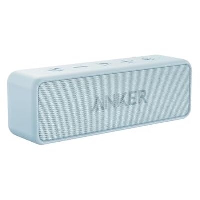 Anker soundcore 2 par Enceinte Bluetooth portable Double driver 12 W pour usage quotidien sans fil, 24 h de lecture, IPX7, microphone intégré, portée Bluetooth Anker soundcore 2 par Enceinte Bluetooth portable Double driver 12 W pour usage quotidien sans fil, 24 h de lecture, IPX7, microphone intégré, portée Bluetooth