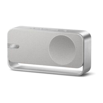Bose Soundlink Home enceinte, Premium, Enceinte d’étagère portable, sans fil et Bluetooth, Jusqu’à 9 heures d’autonomie, Argenté clair Bose Soundlink Home enceinte, Premium, Enceinte d’étagère portable, sans fil et Bluetooth, Jusqu’à 9 heures d’autonomie, Argenté clair