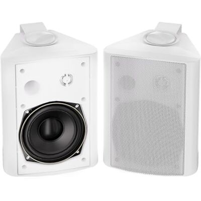 Herdio 5,25 Pouces, 200 Watts Bluetooth Enceintes d'extérieur(Blanc) Herdio 5,25 Pouces, 200 Watts Bluetooth Enceintes d'extérieur(Blanc)