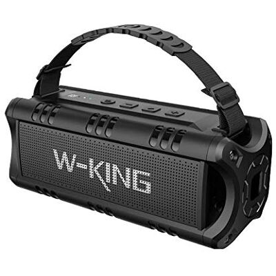 W-KING 30W Enceinte Bluetooth, Portable Puissant Haut Parleur, 24 Heures d’Autonomie en Lecture, Grosse Batterie, Carte TF, Clé USB W-KING 30W Enceinte Bluetooth, Portable Puissant Haut Parleur, 24 Heures d’Autonomie en Lecture, Grosse Batterie, Carte TF, Clé USB