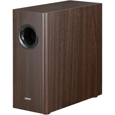 Edifier SUBWOOFER ACTIF – Haut-parleur de graves 8 pouces – 70 watts – Filtre passe-bas – Fréquence jusqu'à 35 Hz – Boîtier en MDF pour une résonance réduite – Mode veille – T5s bois Edifier SUBWOOFER ACTIF – Haut-parleur de graves 8 pouces – 70 watts – Filtre passe-bas – Fréquence jusqu'à 35 Hz – Boîtier en MDF pour une résonance réduite – Mode veille – T5s bois