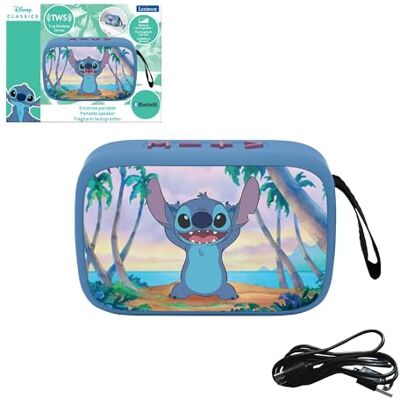 Lexibook , Disney Stitch BT018DLXB Haut-parleur Bluetooth portable sans fil USB C Carte SD/TF Batterie rechargeable Bleu Lexibook , Disney Stitch BT018DLXB Haut-parleur Bluetooth portable sans fil USB C Carte SD/TF Batterie rechargeable Bleu