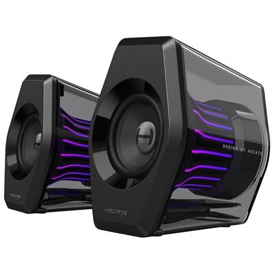 Edifier G2000 Pro-Enceintes PC Gaming 2.0,64W RWS, Noir Éclairage RGB 270°, Son Surround Virtuel 7.1, Bluetooth 5.4, USB-C, Aux, Compatible PC/PS5/Xbox/Mobile Edifier G2000 Pro-Enceintes PC Gaming 2.0,64W RWS, Noir Éclairage RGB 270°, Son Surround Virtuel 7.1, Bluetooth 5.4, USB-C, Aux, Compatible PC/PS5/Xbox/Mobile