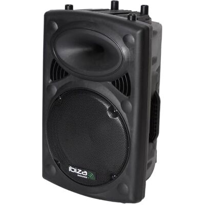 Ibiza SLK12A-BT Enceinte active PLUG & PLAY de 12”/30cm, 700W avec amplificateur intégré Bluetooth, USB, SD et AUX Noir Ibiza SLK12A-BT Enceinte active PLUG & PLAY de 12”/30cm, 700W avec amplificateur intégré Bluetooth, USB, SD et AUX Noir