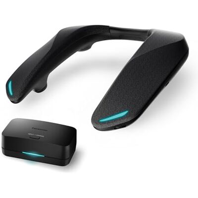 Panasonic SC-GNW30EG SoundSlayer Enceinte de jeu portable sans fil avec microphone KI anti-bruit 2,4 GHz, système à 4 haut-parleurs, LED, USB-C, PC/PS4/5/Switch/Xbox/TV, noir Panasonic SC-GNW30EG SoundSlayer Enceinte de jeu portable sans fil avec microphone KI anti-bruit 2,4 GHz, système à 4 haut-parleurs, LED, USB-C, PC/PS4/5/Switch/Xbox/TV, noir