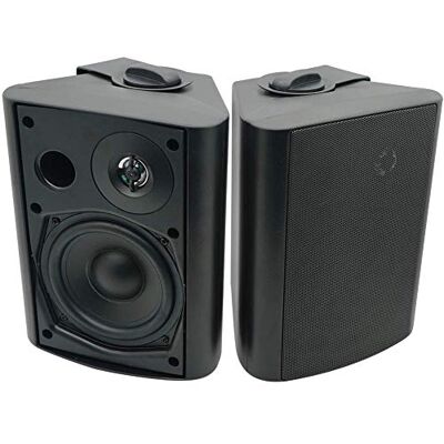 Herdio 5,25 Pouces 300 Watts Bluetooth Enceintes d'extérieur, enceinte bluetooth pour exterieur(1 Paire Noir) Herdio 5,25 Pouces 300 Watts Bluetooth Enceintes d'extérieur, enceinte bluetooth pour exterieur(1 Paire Noir)