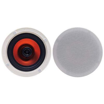 Herdio 6.5 Pouces BluetoothHaut-parleurs de Plafond Enceinte encastrable Plafond, Blanc(8 Ohms,300 Watts) Herdio 6.5 Pouces BluetoothHaut-parleurs de Plafond Enceinte encastrable Plafond, Blanc(8 Ohms,300 Watts)