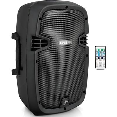 Pyle Powered Active PA System Loudspeaker Bluetooth w/Microphone 8-inch Bass Subwoofer Stage Speaker Monitor Built-in USB for MP3 Amplifier DJ Party Portable Sound Equipment Stereo Amp Sub PPHP837UB Pyle Powered Active PA System Loudspeaker Bluetooth w/Microphone 8-inch Bass Subwoofer Stage Speaker Monitor Built-in USB for MP3 Amplifier DJ Party Portable Sound Equipment Stereo Amp Sub PPHP837UB