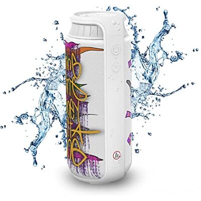 Hama Haut-parleur Bluetooth Jodie Calussi Édition limitée Son 360° (boîte à musique IPX4 étanche Bluetooth Box portable 24W Panneau tactile, Aux, 12h Temps de lecture True Wireless Stéréo Blanc Hama Haut-parleur Bluetooth Jodie Calussi Édition limitée Son 360° (boîte à musique IPX4 étanche Bluetooth Box portable 24W Panneau tactile, Aux, 12h Temps de lecture True Wireless Stéréo Blanc