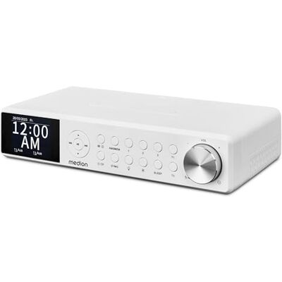Medion P66750 Radio de cuisine à encastrer (radio de cuisine DAB+, radio FM PLL, écran couleur TFT à intensité variable, minuterie de cuisson, Bluetooth, barre de LED, matériel de montage inclus) Medion P66750 Radio de cuisine à encastrer (radio de cuisine DAB+, radio FM PLL, écran couleur TFT à intensité variable, minuterie de cuisson, Bluetooth, barre de LED, matériel de montage inclus)