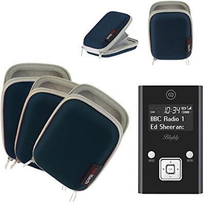 Navitech Bleu Résistant à l'eau Dure Housse de Protection en Compatible avecs baladeurs FM Radio/Audio numérique tel Que Sangean DT-120 Navitech Bleu Résistant à l'eau Dure Housse de Protection en Compatible avecs baladeurs FM Radio/Audio numérique tel Que Sangean DT-120