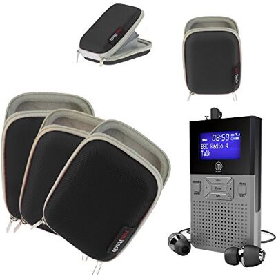 Navitech Noir Résistant à l'eau dure Housse de protection en pour les baladeurs FM Radio / Audio numérique tel que BERTRONIC BC01 Royal Navitech Noir Résistant à l'eau dure Housse de protection en pour les baladeurs FM Radio / Audio numérique tel que BERTRONIC BC01 Royal