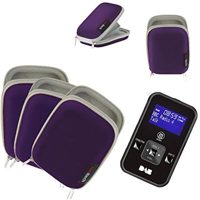 Navitech Violet Résistant à l'eau Dure Housse de Protection en Compatible avecs baladeurs FM Radio/Audio numérique tel Que Pure Move 2520 Navitech Violet Résistant à l'eau Dure Housse de Protection en Compatible avecs baladeurs FM Radio/Audio numérique tel Que Pure Move 2520