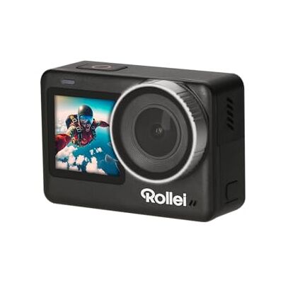Rollei Action One Lite : votre action, votre perfection ! Capturez des vidéos 4K, des photos 20 MP avec 2 écrans, une stabilisation d'image et des modes créatifs. Contrôle tactile et application pour Rollei Action One Lite : votre action, votre perfection ! Capturez des vidéos 4K, des photos 20 MP avec 2 écrans, une stabilisation d'image et des modes créatifs. Contrôle tactile et application pour