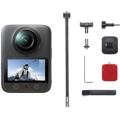 DJI Osmo Casque 360 pour troisième personne, caméra 360° avec image 360° de 2,5 cm, vidéo native 8K à 360°, 4K/120 fps et vidéo Boost à 170 °, kit de montage pour casque POV pour troisième personne DJI Osmo Casque 360 pour troisième personne, caméra 360° avec image 360° de 2,5 cm, vidéo native 8K à 360°, 4K/120 fps et vidéo Boost à 170 °, kit de montage pour casque POV pour troisième personne