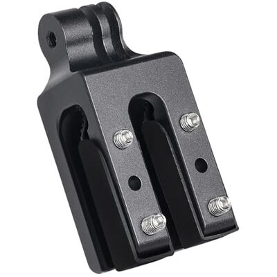 Alksubbm Support de caméra d'action de moto réglable à 360 degrés en aluminium pour 5/6/Pocket 3 caméras permanentes Alksubbm Support de caméra d'action de moto réglable à 360 degrés en aluminium pour 5/6/Pocket 3 caméras permanentes