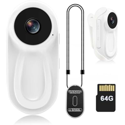 DJDAI Caméra d'action HD 1080p, mini caméra corporelle, caméscope d'extérieur portable DJDAI Caméra d'action HD 1080p, mini caméra corporelle, caméscope d'extérieur portable