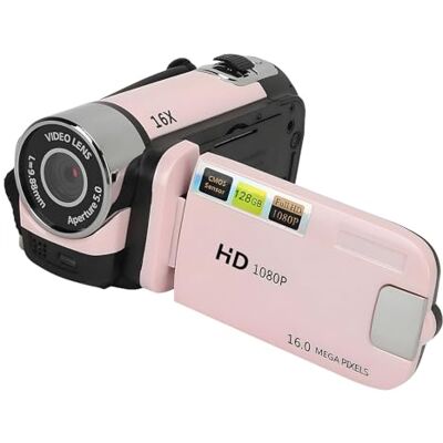 Whoasyst Caméscope numérique 16 MP 720p Caméra fine transportable pour voyage, famille, incidents Enregistrement long Caméra fine en polystyrène Whoasyst Caméscope numérique 16 MP 720p Caméra fine transportable pour voyage, famille, incidents Enregistrement long Caméra fine en polystyrène