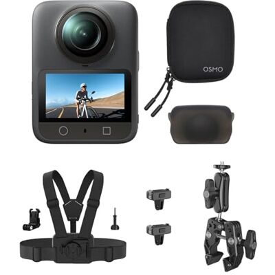 DJI Osmo 360 Caméra d'action 360° pour vélo de route DJI Osmo 360 Caméra d'action 360° pour vélo de route