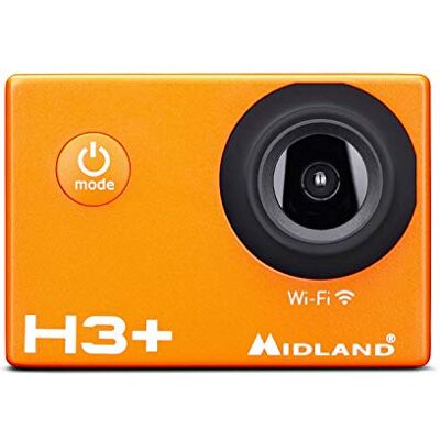 Midland Camera Sport H3+ Camescope Caméra Video Moto Full HD avec Stabilisateur, Wi-Fi et Dashcam, Dash Cam 16MP Appareil Photo Sous Marin avec Fonction de Détection de Mouvement, Etui Étanche 30m Midland Camera Sport H3+ Camescope Caméra Video Moto Full HD avec Stabilisateur, Wi-Fi et Dashcam, Dash Cam 16MP Appareil Photo Sous Marin avec Fonction de Détection de Mouvement, Etui Étanche 30m