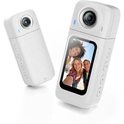 carotoe Caméra de pouce portable WiFi pour le sport Caméscope portable rotatif pour voyage, aventure en plein air, caméra quotidienne carotoe Caméra de pouce portable WiFi pour le sport Caméscope portable rotatif pour voyage, aventure en plein air, caméra quotidienne