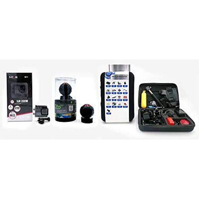SJCAM Pack Vision Elite Caméra SJ CAM SJ6 Legend + Caméra 360 FLY (Voxx Electronics) + Kit d'accessoires pour caméras d'action SJCAM Pack Vision Elite Caméra SJ CAM SJ6 Legend + Caméra 360 FLY (Voxx Electronics) + Kit d'accessoires pour caméras d'action