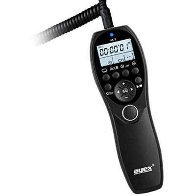 ayex AX-3 Minuteur Déclencheur/Télécommande S2 pour Sony A9, A7, A6500, A6000, A58, NEX-3N, DSC-HX400, DSC-RX100, DSC-RX1R etc. ayex AX-3 Minuteur Déclencheur/Télécommande S2 pour Sony A9, A7, A6500, A6000, A58, NEX-3N, DSC-HX400, DSC-RX100, DSC-RX1R etc.