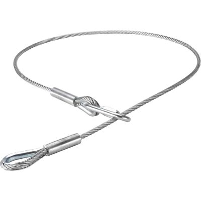 KUPO KG061112 Fil de sécurité recouvert de PVC de 105 cm de long 5 mm de diamètre KUPO KG061112 Fil de sécurité recouvert de PVC de 105 cm de long 5 mm de diamètre