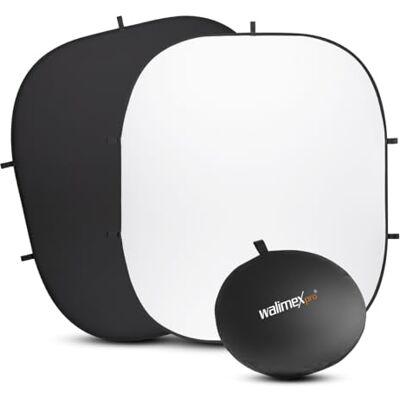 Walimex Pro Fond pliable (200 x 230 cm) noir/blanc Walimex Pro Fond pliable (200 x 230 cm) noir/blanc