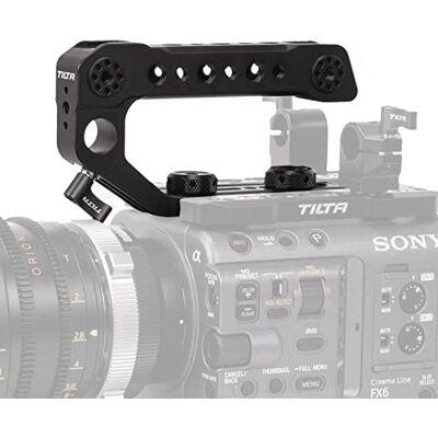 Tilta Poignée supérieure compatible avec Sony FX6 Shoe Mount pour cage de caméra, lumières LED, microphones ES-T20-TH Tilta Poignée supérieure compatible avec Sony FX6 Shoe Mount pour cage de caméra, lumières LED, microphones ES-T20-TH