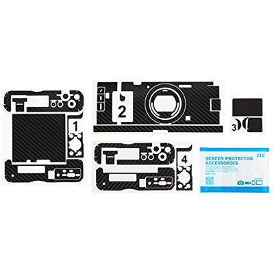 KIWIFOTOS Autocollant de protection en fibre de carbone pour appareil photo Sony ZV-1, 3 m, autocollants anti-rayures pour appareil photo reflex numérique KIWIFOTOS Autocollant de protection en fibre de carbone pour appareil photo Sony ZV-1, 3 m, autocollants anti-rayures pour appareil photo reflex numérique