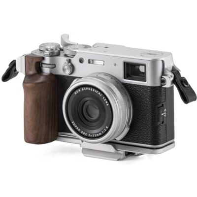 Tilta Cage pour appareil photo vintage compatible avec Fujifilm X100VI Argent Kit de voyage Poignée de pouce Attaches de sangle Prêt pour ARCA Léger et durable Tilta Cage pour appareil photo vintage compatible avec Fujifilm X100VI Argent Kit de voyage Poignée de pouce Attaches de sangle Prêt pour ARCA Léger et durable