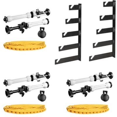 Walimex Kit de montage mural pour 5 fonds, 3 pièces Walimex Kit de montage mural pour 5 fonds, 3 pièces