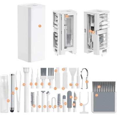 Generic Kit de nettoyage électronique tout-en-un pour PC Multifonction Léger Pour écouteurs, appareil photo, moniteur Generic Kit de nettoyage électronique tout-en-un pour PC Multifonction Léger Pour écouteurs, appareil photo, moniteur