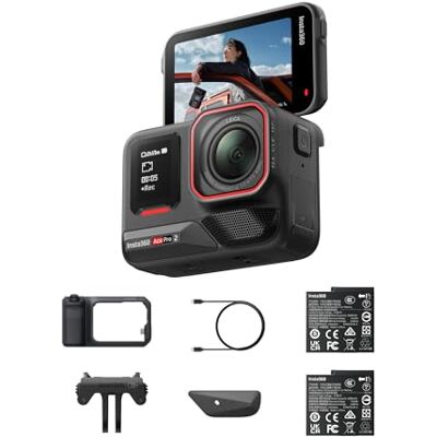 Insta360 Ace Pro 2 Xplorer Pro Bundle – Caméra d'action étanche 8K conçue avec Leica, capteur 1/1,3", double puce KI, haut en basse lumière, kit Xplorer Pro Grip pour photographie de rue Insta360 Ace Pro 2 Xplorer Pro Bundle – Caméra d'action étanche 8K conçue avec Leica, capteur 1/1,3", double puce KI, haut en basse lumière, kit Xplorer Pro Grip pour photographie de rue