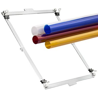 Walimex Kit de filtres de couleur pour réflecteur d'arrière-plan, film de couleur rouge, bleu, jaune, idéal pour l'arrière-plan, la photographie en studio Walimex Kit de filtres de couleur pour réflecteur d'arrière-plan, film de couleur rouge, bleu, jaune, idéal pour l'arrière-plan, la photographie en studio
